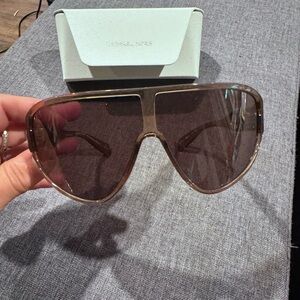 NWT Michael Kors Brown Aviator Sunglasses